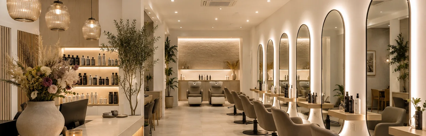Ambiance salon de coiffure Var 83