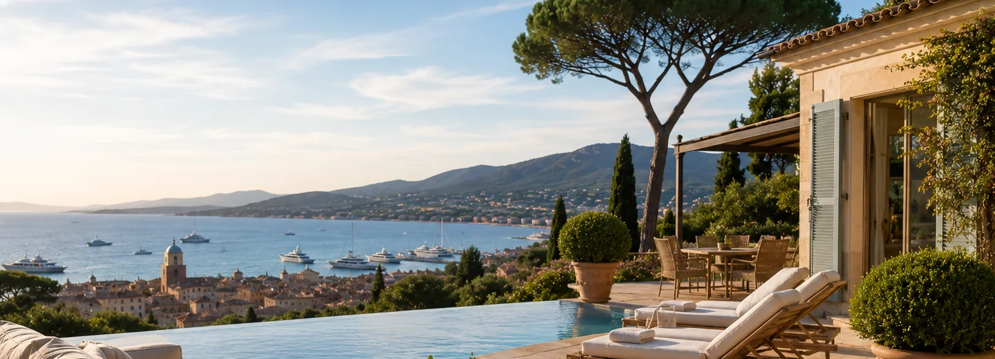 Villa de prestige Saint-Tropez gestion conciergerie luxe
