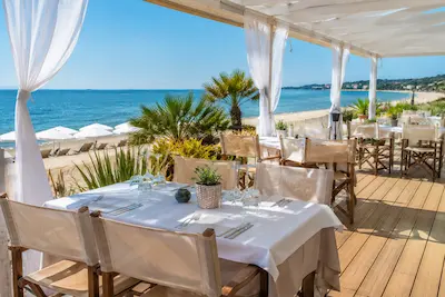 Restaurant bord de mer Sainte-Maxime Golfe Saint-Tropez