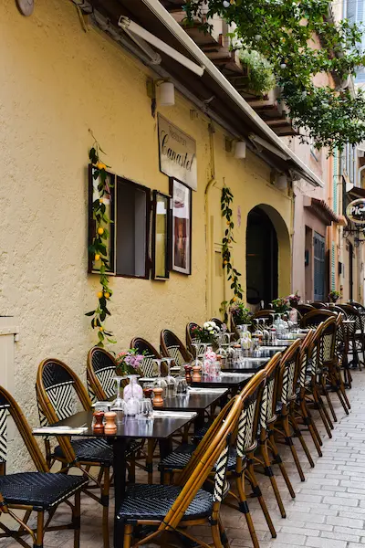 Terrasse restaurant Saint-Tropez
