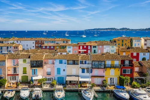 Vue sur le Golfe de Saint-Tropez depuis Grimaud
